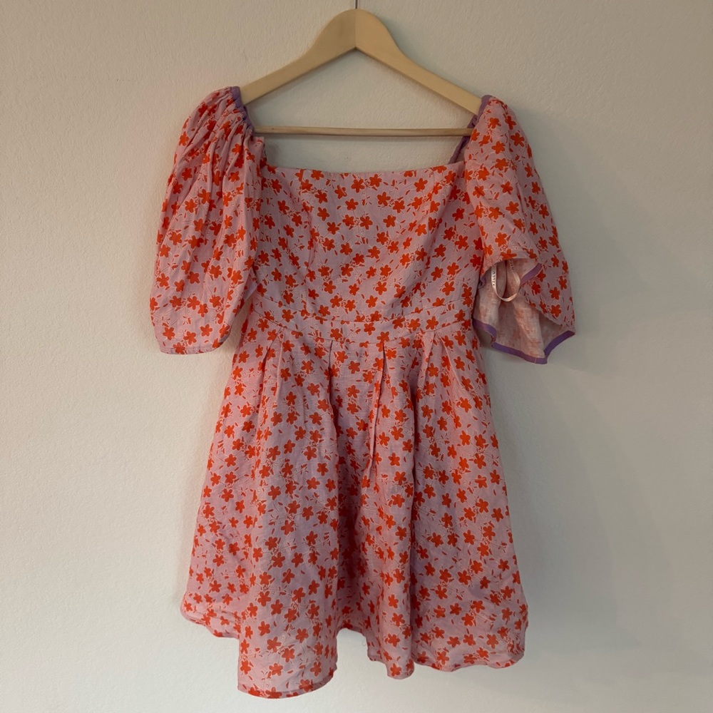 Azulu Colombia Poolside Floral Sample Dress SZ XS